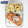 GLASSLOCK 2-Compartment Tempered Glass Food Container