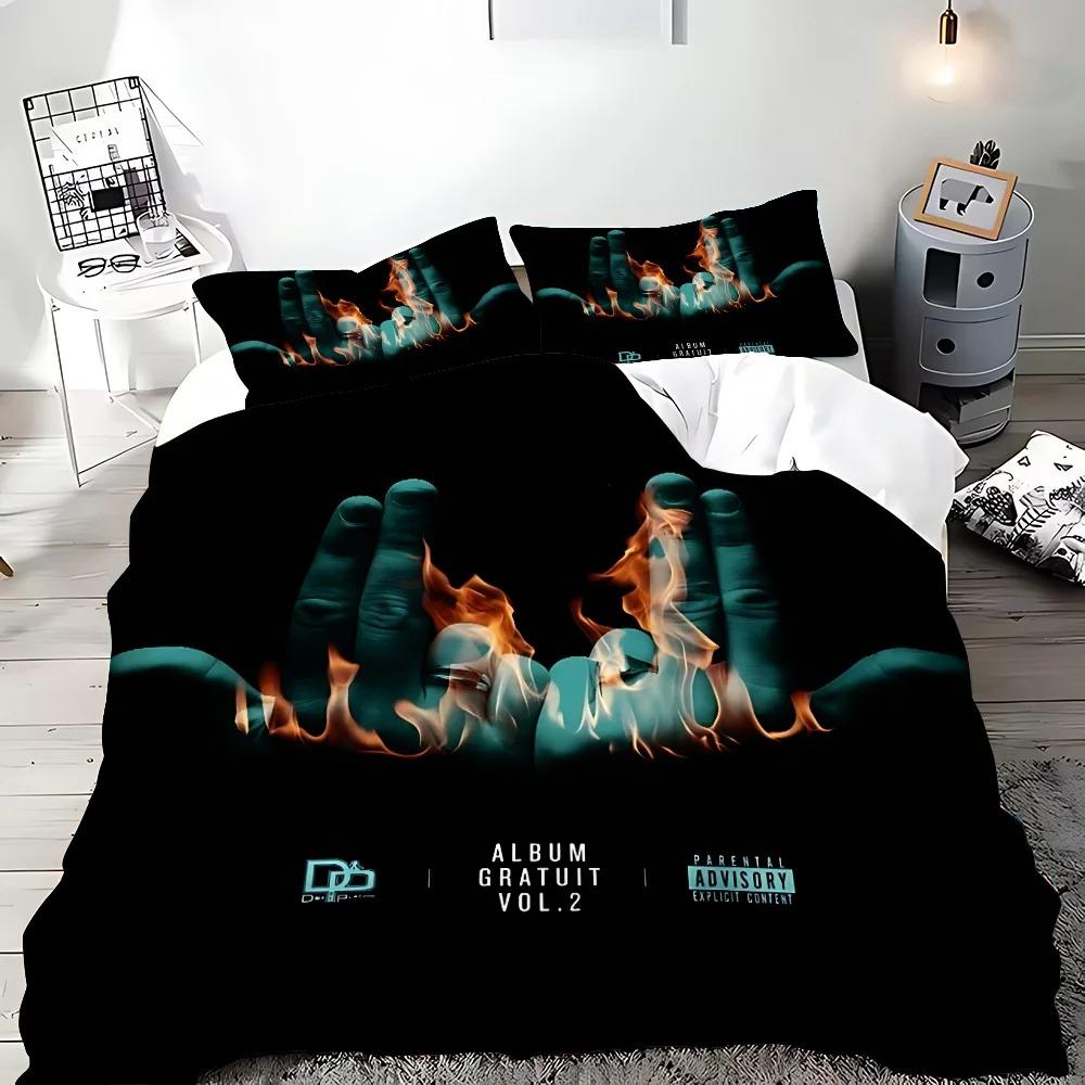 new Duvet Cover Rapper JuL C'est Pas Pillowcase Bedding Des Lol Set Adult BoyGirl Bedroom Decoration Single Double Large Size