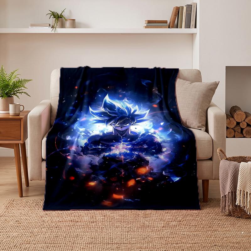 Dragon Ball Soft Warm Flannel Blankets Comfortable Blanket for Home Decoration Gifting