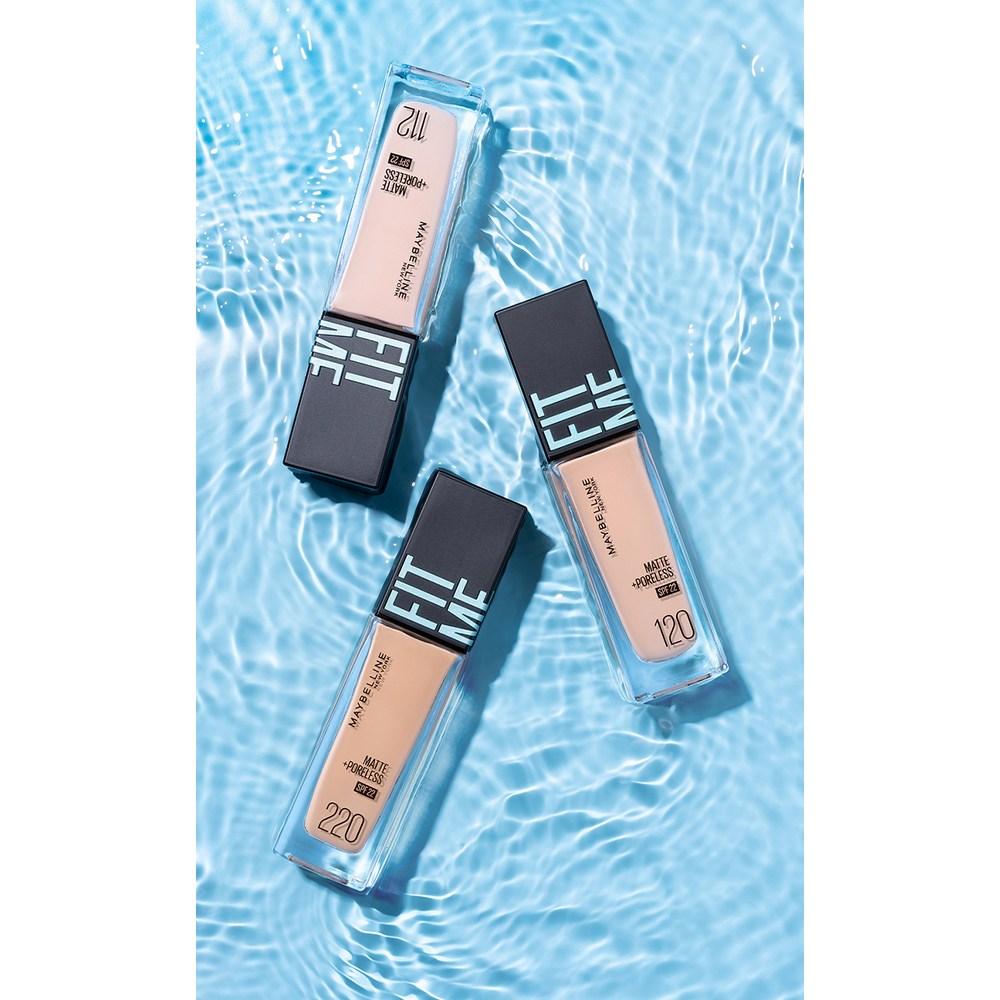 Maybelline Fit Me Mat Poreless SPF 22, Нет. 118 Светло-бежевый, 1 шт.
