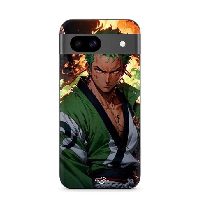 Coque de téléphone - MANIACASE - Google Pixel 8a - One Piece Zoro - Silicone TPU - Souple