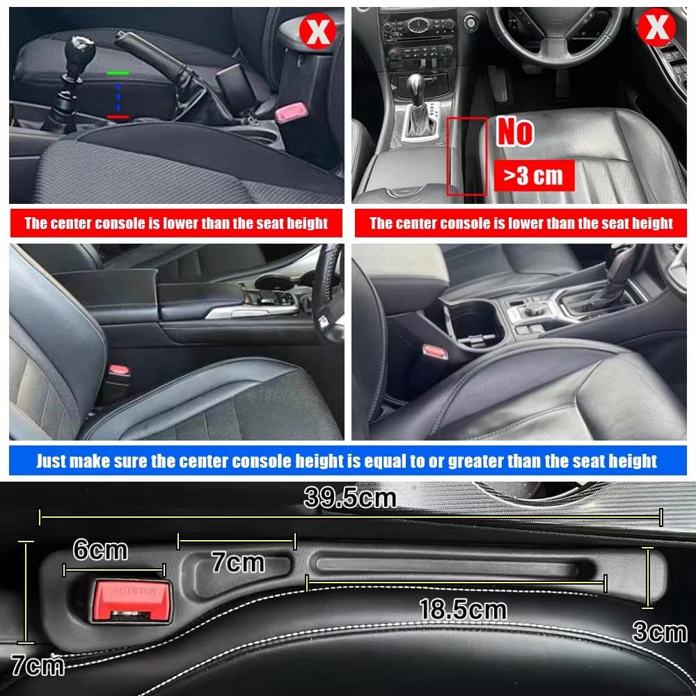 Для Toyota Yaris Cross 2020 2025 2025 2025 2025 2025 Гибридный Автомобиль Заполнитель Щели Сиденья Защитная Полоса от Протечек Слот Органайзер для Хранения в Щели Сиденья
