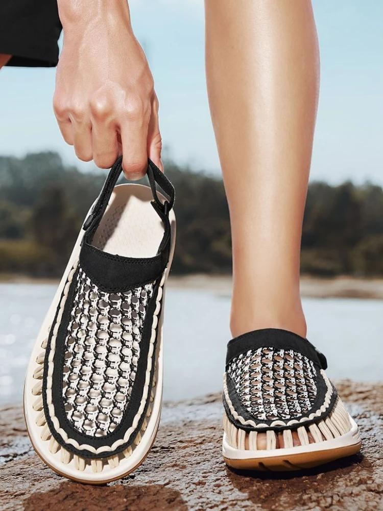 Сверхлегкие мужские сандалии на платформе, новый дизайн 2025, дешевая ликвидация, ЭВА, для повседневной носки, летняя распродажа, ПВХ, для взрослых, купить мужскую обувь