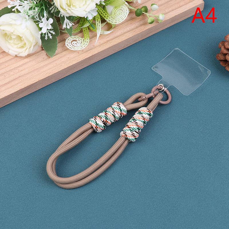 Телефонный шнурок Универсальный персонализированный ремешок на запястье Короткий ремешок для мобильного телефона Портативная сумка-брелок для ключей Цепочка для мобильного телефона с защитой от потери