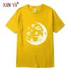 Mens Tshirt High Quality 100 Cotton Funny Astronaut Moon Barbecue Print Casual Loose Cool Men Oneck Tshirt Tee Tops