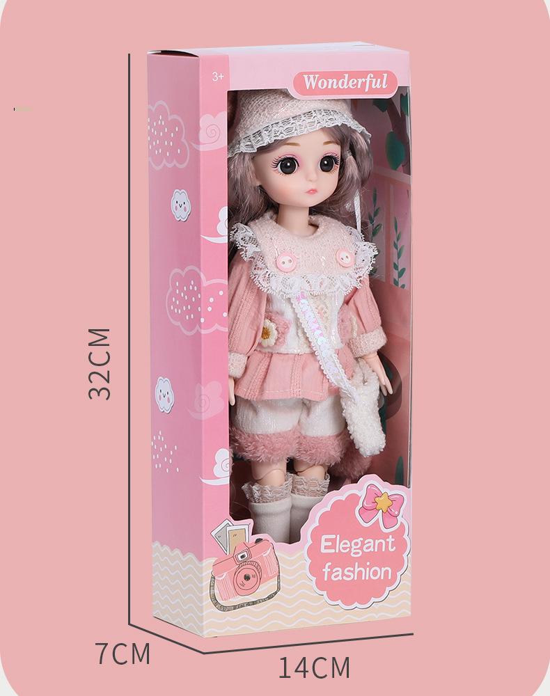 Набор кукол BJD 30 см - Игрушка для маленькой девочки для тренировок в детском саду и подарок на день рождения