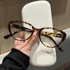 New Retro Anti-Blue Light Glasses Fashion Flat Mirror Cat Eye Glasses Unisex Small Frame Eyeglasses Plain Glasses