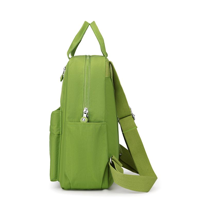 Однотонный женский рюкзак большой вместимости из нейлона