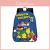 Rainbow Friends Color Anime Cartoon Print School Backpack For Boys Girls And