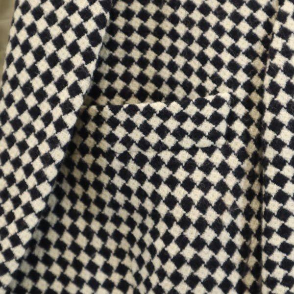 Emporio Armani Сделано в Италии шерстяной приталенный жакет 38 Бежевый x черный блейзер Женский Б/у