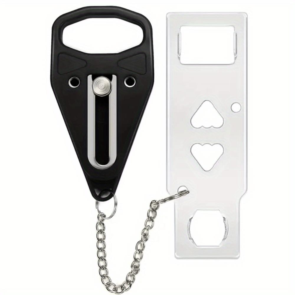 Battery-Free Portable Door Lock Metal Lock Security Door Lock Travel Door Lock  Apartment Safety