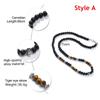 Hot Sale Gift for Men Jewelry Hematite Stone Bead Necklace Healing Balance Volcanic Rock