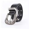 Retro Punk Belt Gothic PU Leather Waistband Casual Rivet Belts