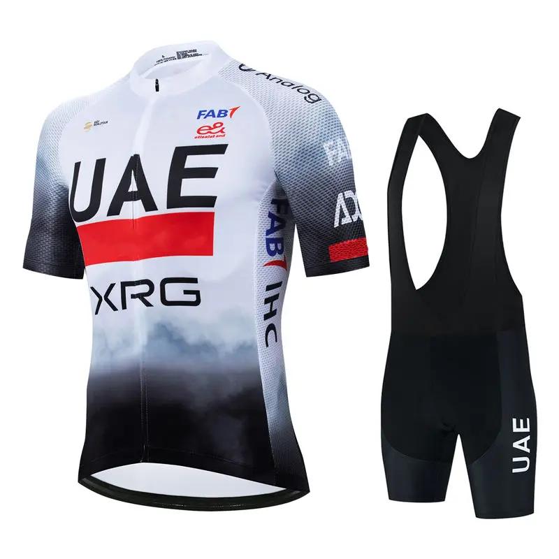Новый комплект Pro Team 2025 Uae Cycling Jersey для мужчин, летняя велосипедная горная форма, Ropa Ciclismo, майка для мужчин, велосипедный костюм