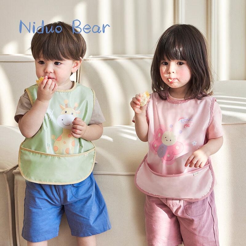 Niduoxiong Baby Waterproof Feeding Smock Bib