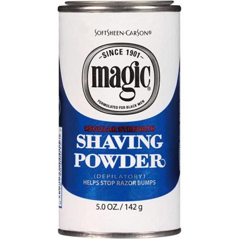 US Magic Shave Pwd Blue Size 141.7g Beauty Enterprise Regular Strength Shaving Powder 15 5oz, 4 Pieces