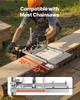 Chainsaw Mill, Portable Sawmill Fits 41-51 cm Planking Milling Bar, Lumber Cross Cutting Guide Chain Saw with Shield, 0.2-11.81 in Cutting Thickness,