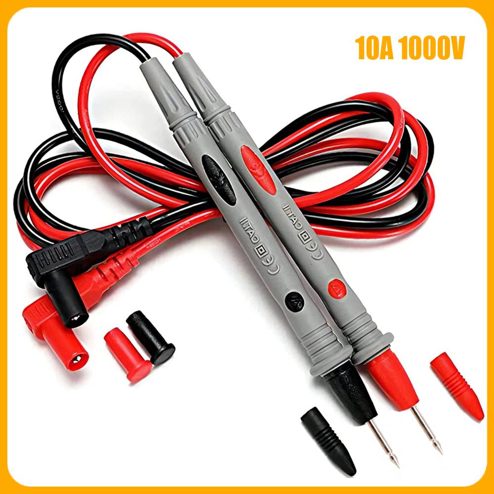 Новый мультиметр испытательные провода универсальный кабель 10A/20A мягкий силиконовый провод игольчатый наконечник тестер зонд провод ручка кабель