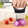 Onion Cutter Holder Universal Vegetable Chopper for Onions Tomatoes Potatoes No-mess Food Prep Tools