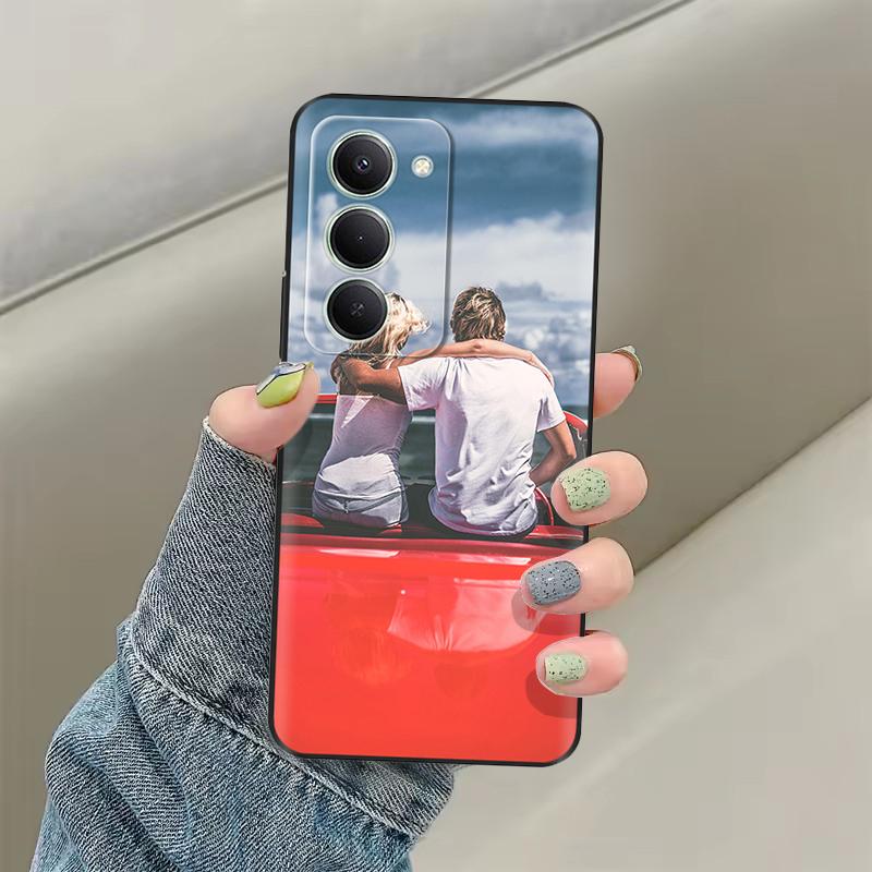 Чехол для Redmi 15 2025 Милые Цветы Coque Мягкая Жидкая Силиконовая Задняя Крышка Для Redmi 15 Чехлы Для Телефона Redmi15 5G 4G Fundas Оболочки