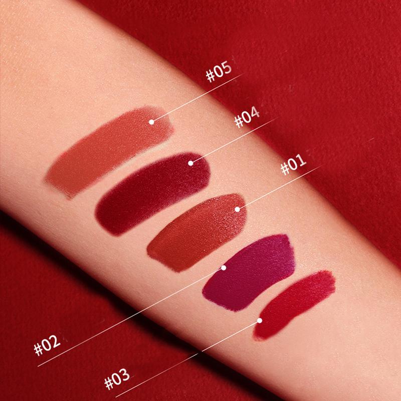 SENANA Матовая матовая бархатная воздушная глазурь для губ Водонепроницаемая помада для макияжа губ