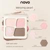 Novo Four-Color Contouring Palette Matte Highlighter Pearlescent Face Brightening Contouring Blush Eyeshadow Concealer Powder All-In-One Palette