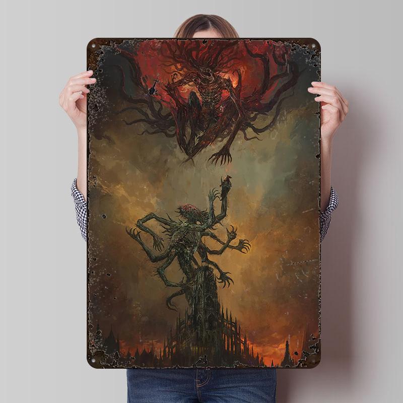Ascent Tinplate Poster Customized Wall Art Vintage Metal Signs Retro Tin Plaque for Decoration Bedroom Decorations House Home