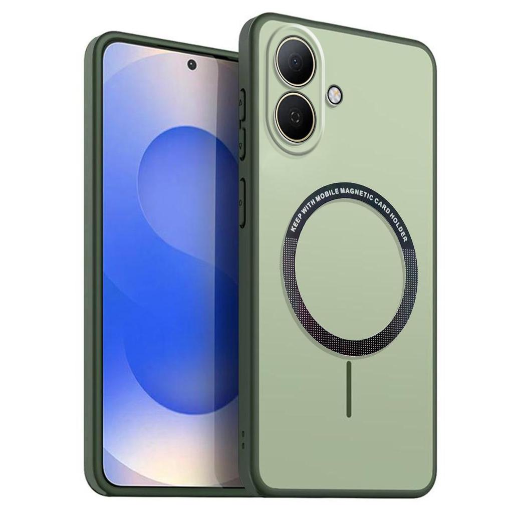 Матовый Полупрозрачный Магнитный Чехол для Телефона для TECNO SPARK Go 2 Мягкий ТПУ Чехол