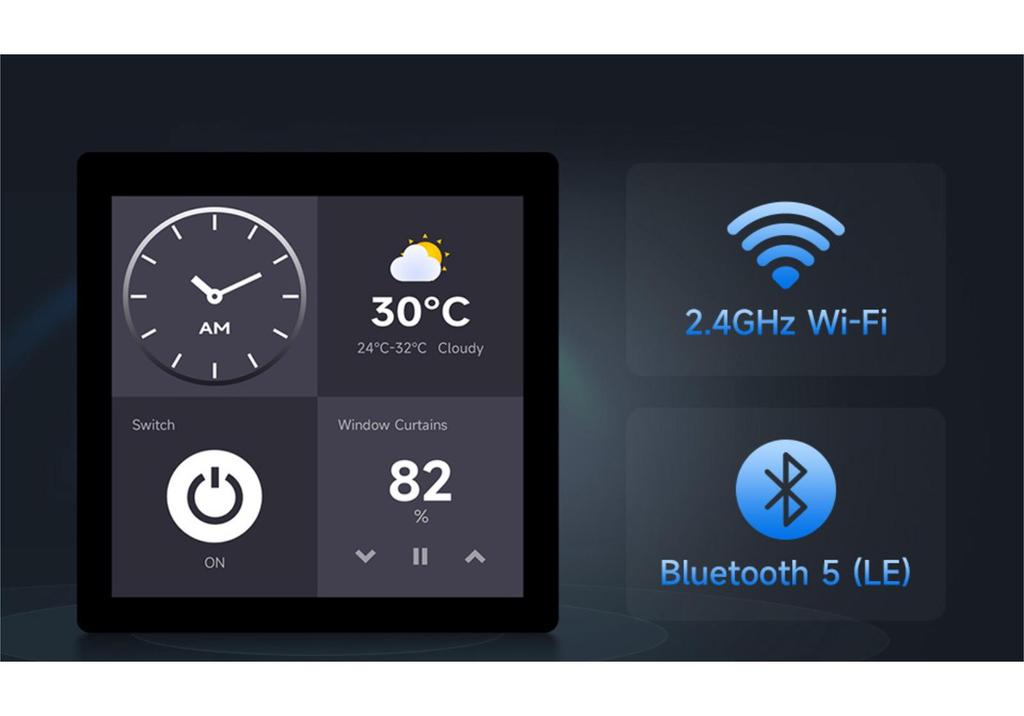 Отладочная плата ESP32-S3 с 4-дюймовым сенсорным экраном, WiFi/Bluetooth 5, опциональный дисплей/сенсорный экран