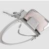 JIAERDI Sweet Cute Silver Underarm Bag For Women Summer Leather Chic Chain Shoulder Crossbody Bags Ladies Fairycore Y2k Handbag
