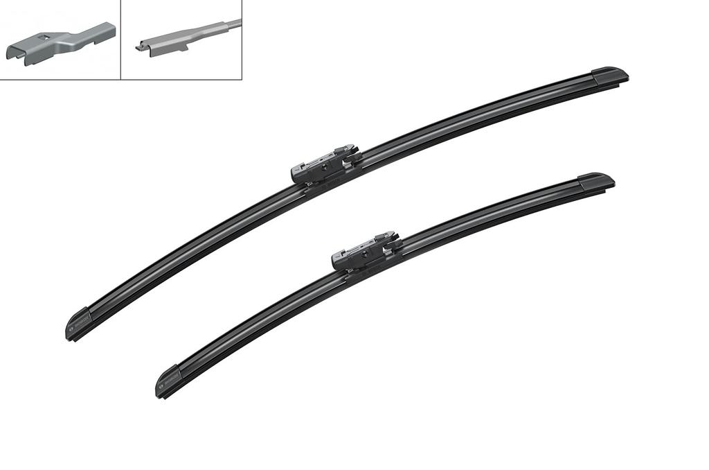 BOSCH A696S Flat Wiper Blade for Imported Aero Twin Models Cars, Only, 550/450mm