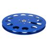 1 4 7 Inch Empty Tape Reel Aluminum Alloy 11 Hole Universal Opening Machine Part Recording Takeup Reel Blue