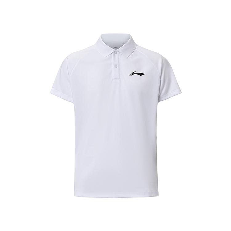 Бадминтонная коллекция Li Ning Поло унисекс Белый APLU961-2