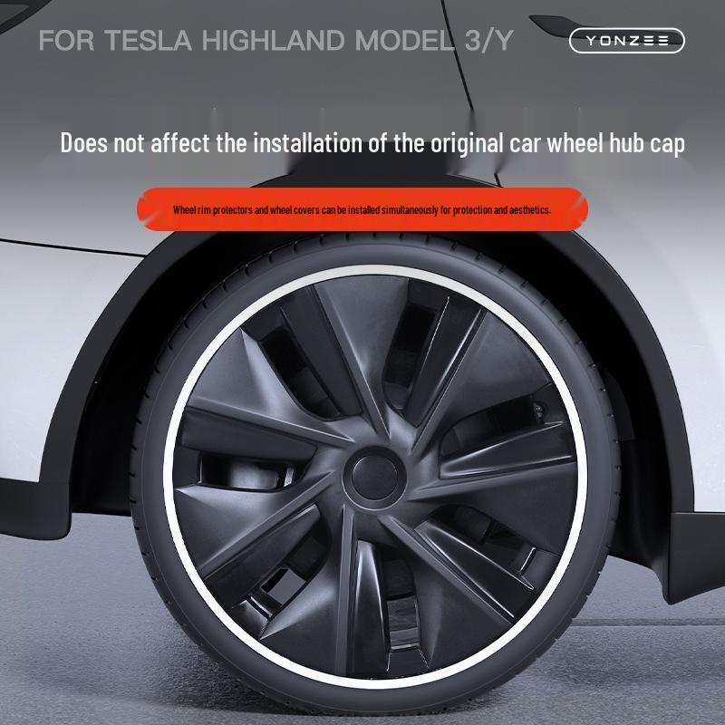 Защитное кольцо ступицы диска 19" 20" для колес Tesla Model 3/Y Аксессуары