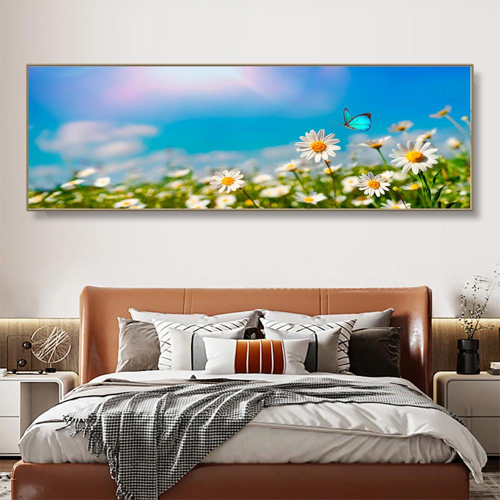 Бабочка, цветок, холст, картина, пейзажные постеры и принты, настенные художественные фотографии для гостиной, грибной лес, домашний декор, без рамки