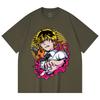 230 Gsm 100% Cotton Chainsaw Man V4 Denji Pochita Print Unisex Heavy Cotton T Shirt