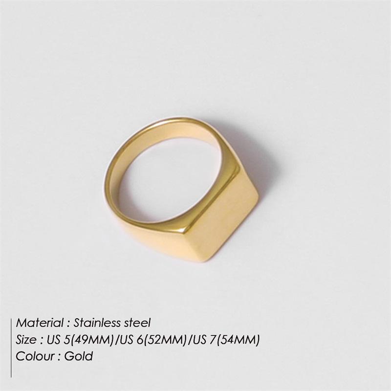 Модное кольцо Кольцо из нержавеющей стали 316L Anillo Ringen Mujer Женские кольца Bague Парная бижутерия Модные подарки Не выцветает