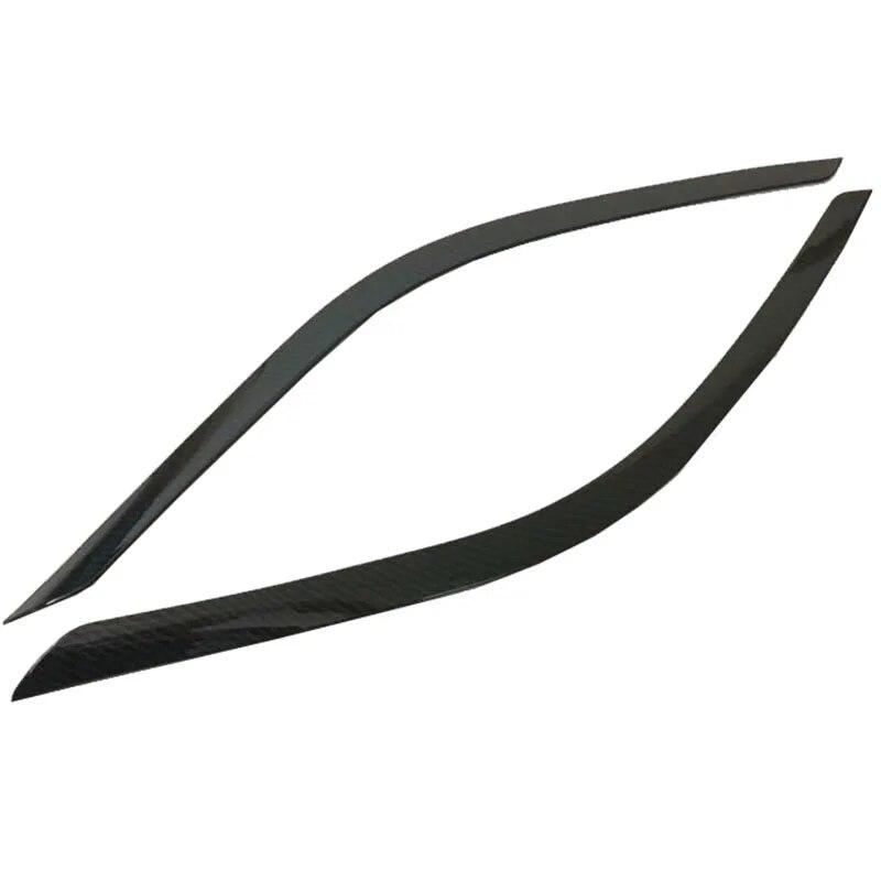 ДЛЯ TOYOTA CHR C-HR 2016 2017 2018 стиль углеродного волокна автомобильная передняя фара лампа формовочная отделка авто внешние аксессуары