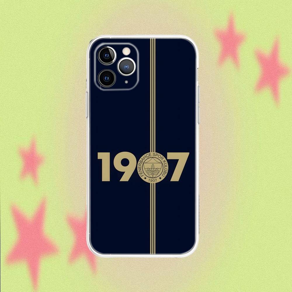 Turkey F-FenerbahceS-E For iPhone 17,16,15,14,13,12,11,Air,X,XR,Pro,Max,Plus Transparent Clear Cover