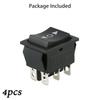 1.26x1.02x1.30in Rocker Switches 12V 4 Pieces Button