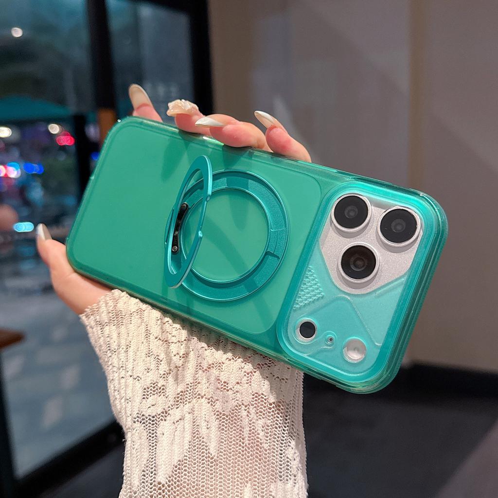 Применимо к iPhone17ProMax аэроподушка матовый 360 вращающийся магнитный шарнир 16 противоударная защита чехол для мобильного телефона