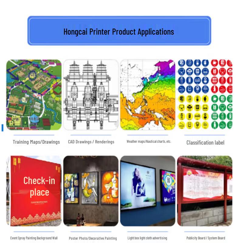 Hongcai HC-1601W 1.6m Large Format 4-Color Inkjet Plotter