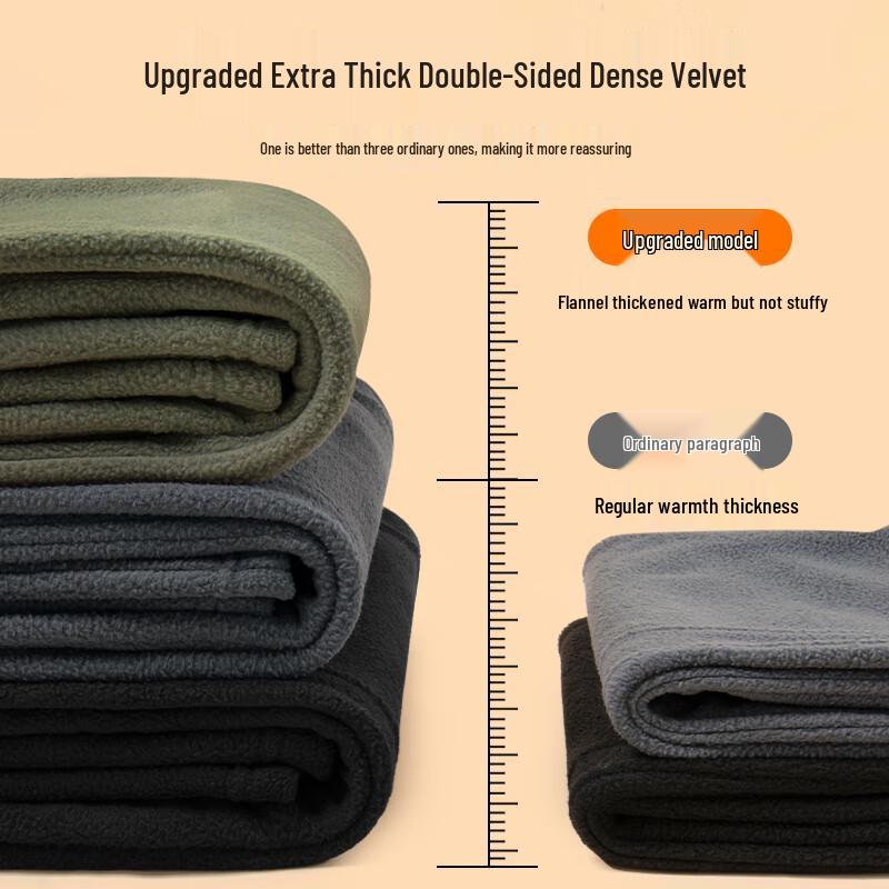 GENIOLAMODE Мужские повседневные брюки прямого кроя с флисовой подкладкой