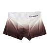 Men Boxer Briefs Letter Print Gradient Print Ice Silk Shorts Underwear with U-Convex Design Slim Fit High Elasticity Panties