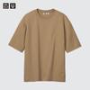 Uniqlo Футболка свободного кроя Airism CoTTon с круглым вырезом, часть 5 