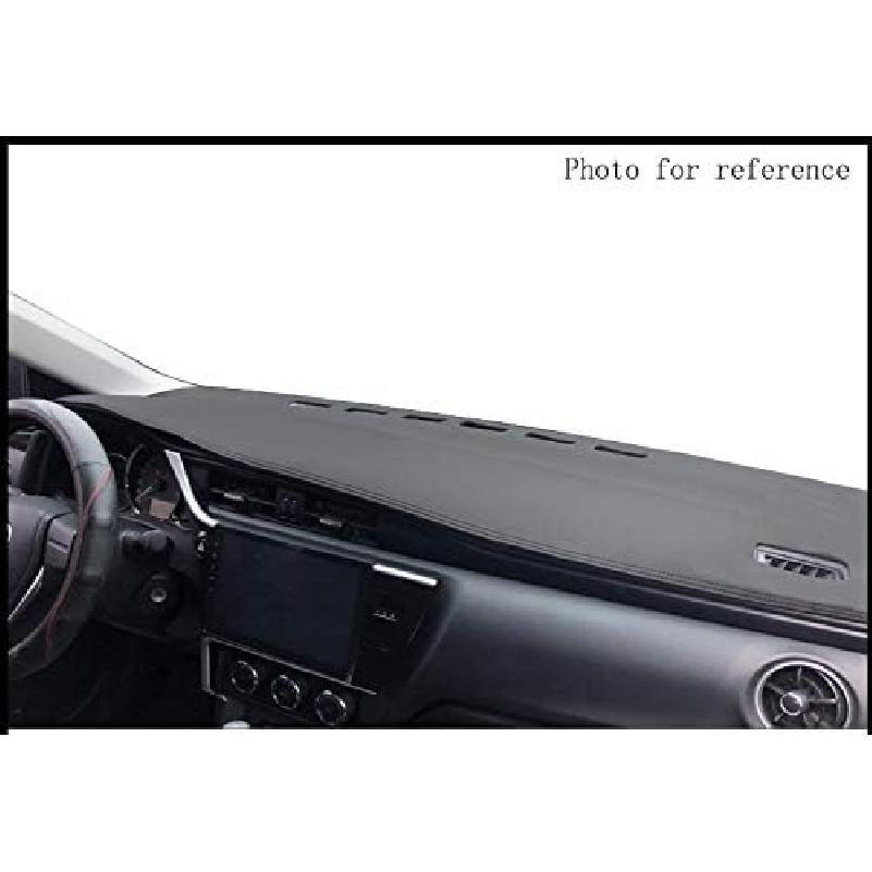 1pcs Non-Slip Leather Dash Covers Dashboard Cover Dash Mat Dashboard Mat Dash Carpet Black compatible with Lexus LS 600 / LS 460 2013-2019 2020 2021