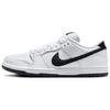Кроссовки унисекс Dunk Low Pro SB белые черные HF3704-100