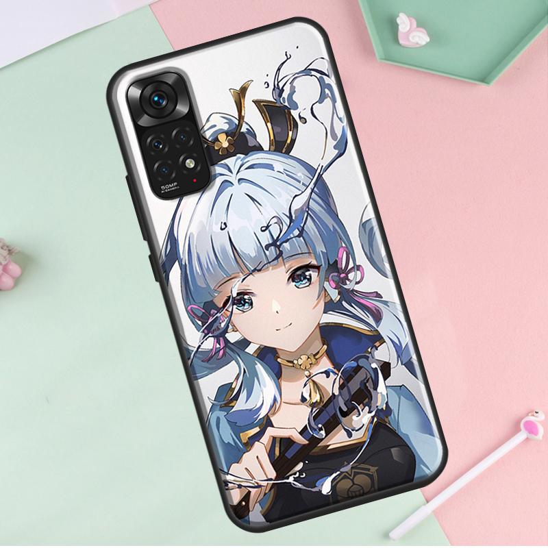 Камисато Аяка Genshin Impact для Redmi Note 12 Pro Plus Чехол для Redmi Note 10 8 9 11 Pro 12S 11S 10S 9S 9C 10C 12C Чехол