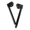 HLJSDZ Motorcycle 7/8" 22mm CNC Clip-on Handlebar Tube Fork Clip 31/32/33/35/36/37/38/39/41/43/45/47/48/50/51mm (Black, 37mm)
