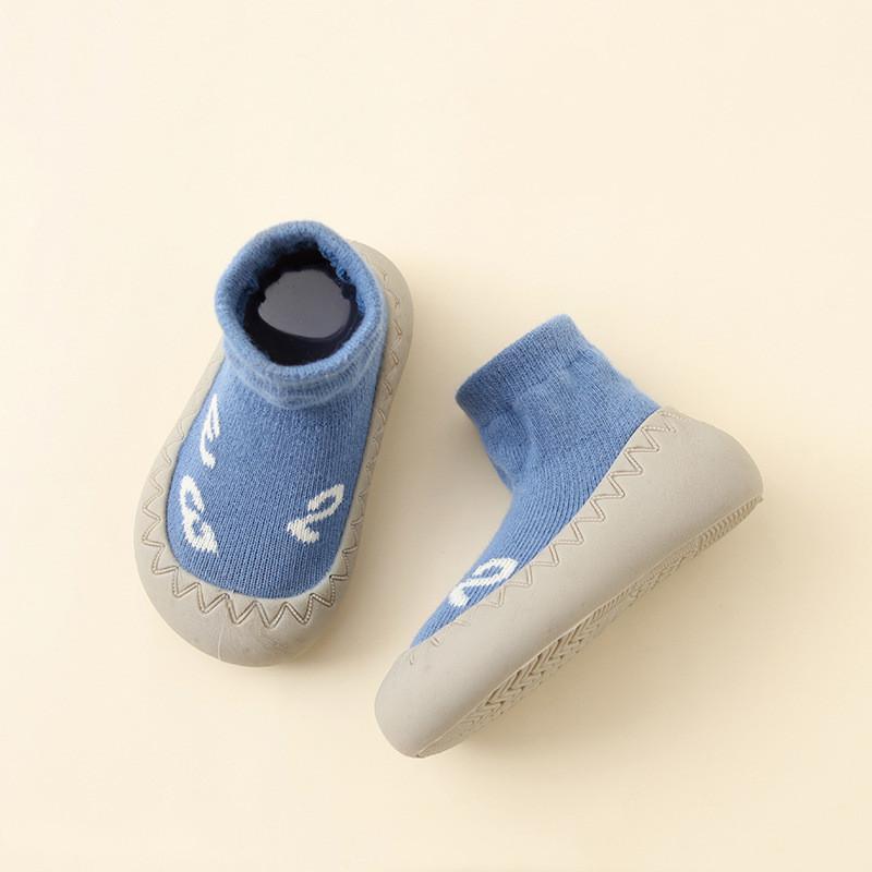 Baby Socks Shoes Infant Cute Cartoon Kids Boy Shoes Soft Rubber Sole Child Floor Sneaker BeBe Booties Toddler Girls First Walker